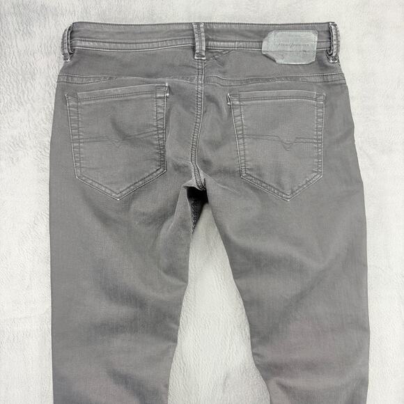 Diesel Thavar Jeans Men's 33x30 Black Stretch Denim Slim-Skinny Grunge Skater - Picture 5 of 14